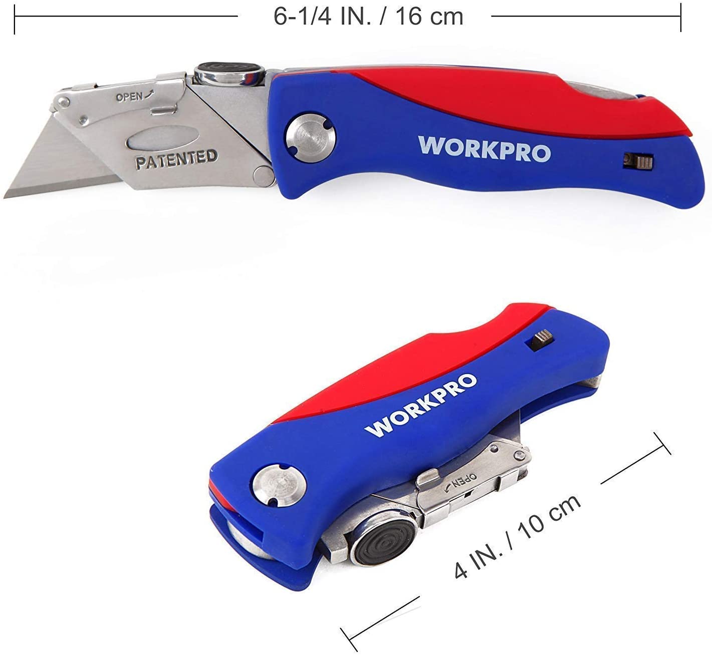 Utility Knife Folding Abc Handle With Spare Blade