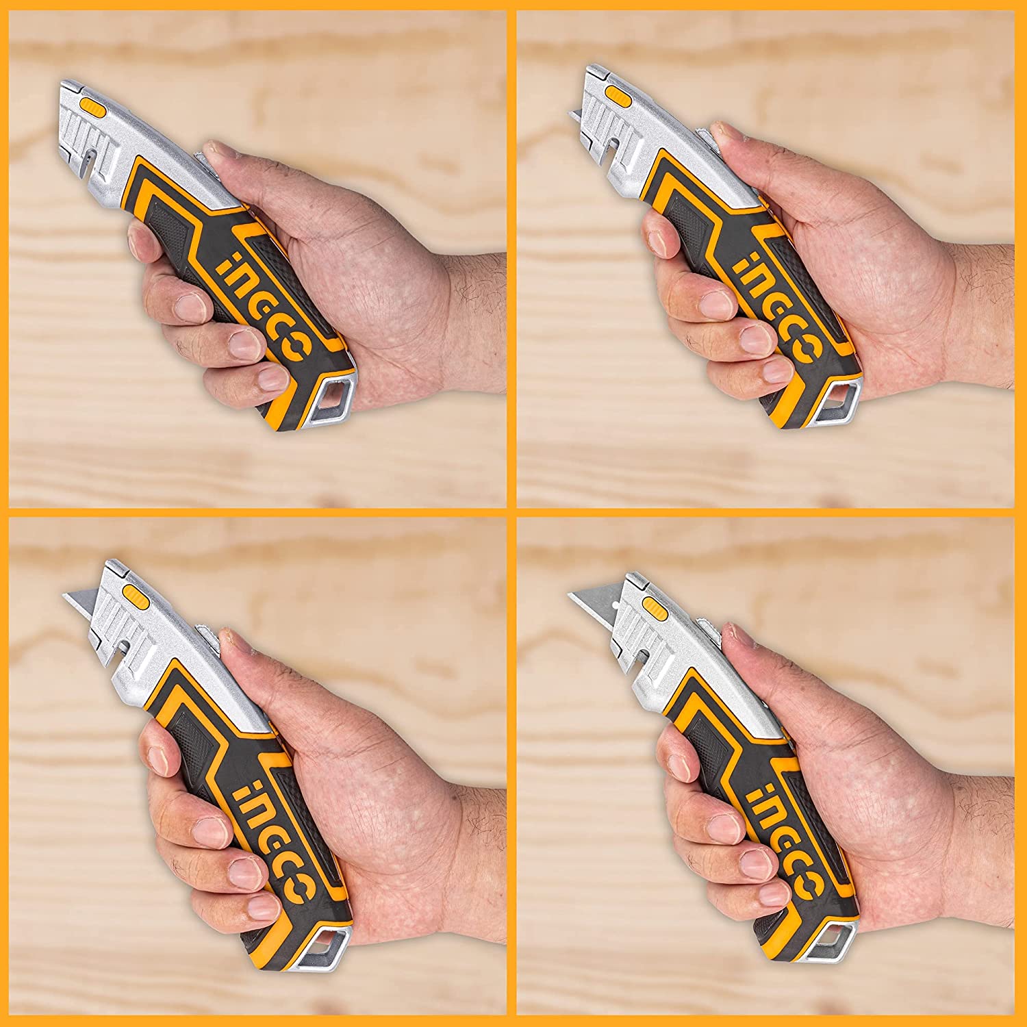 Utility Knife Quick-Change With Spare Blades
