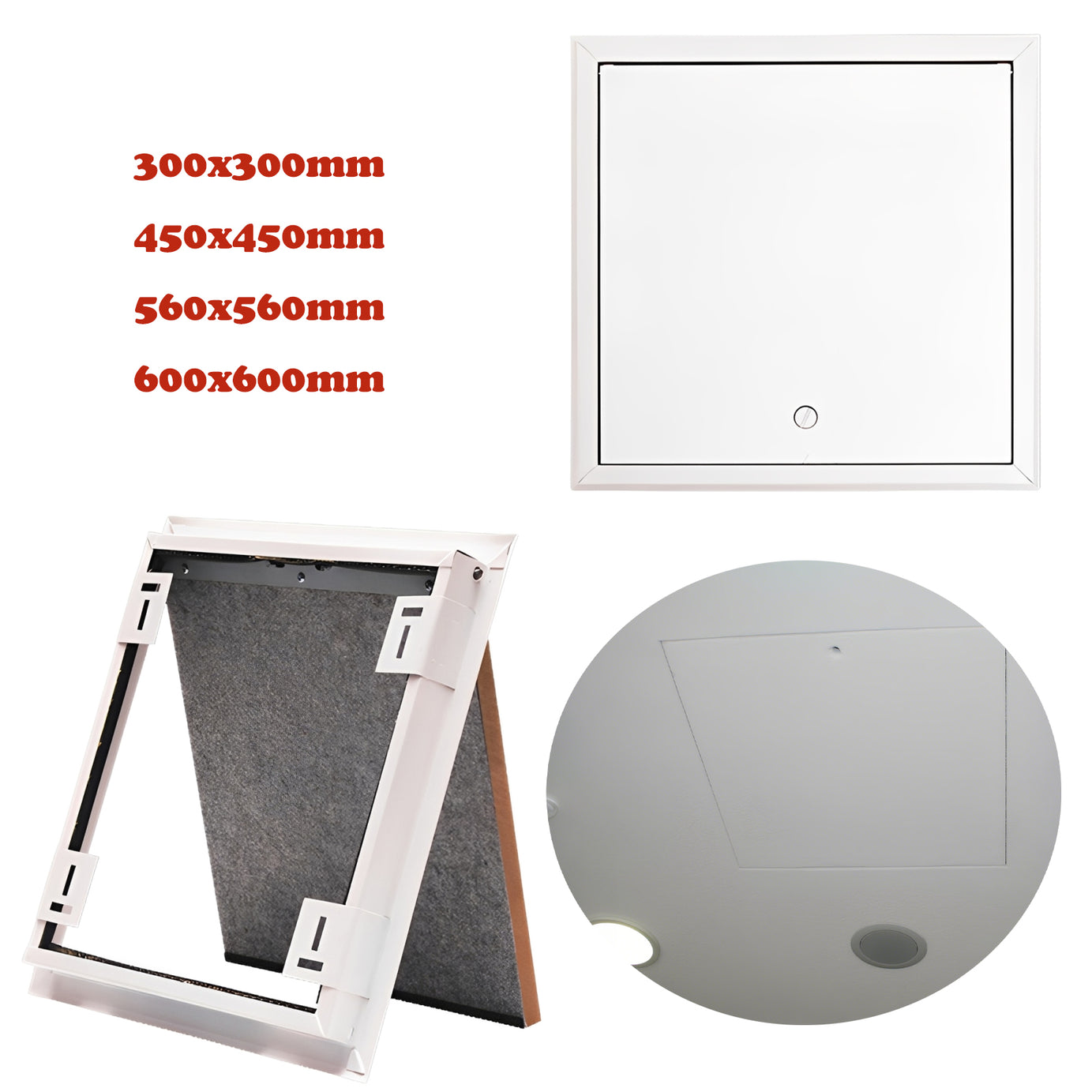 Access Panel Srap-Flanged MDF RW31 300mm, 450mm, 560mm, 600mm