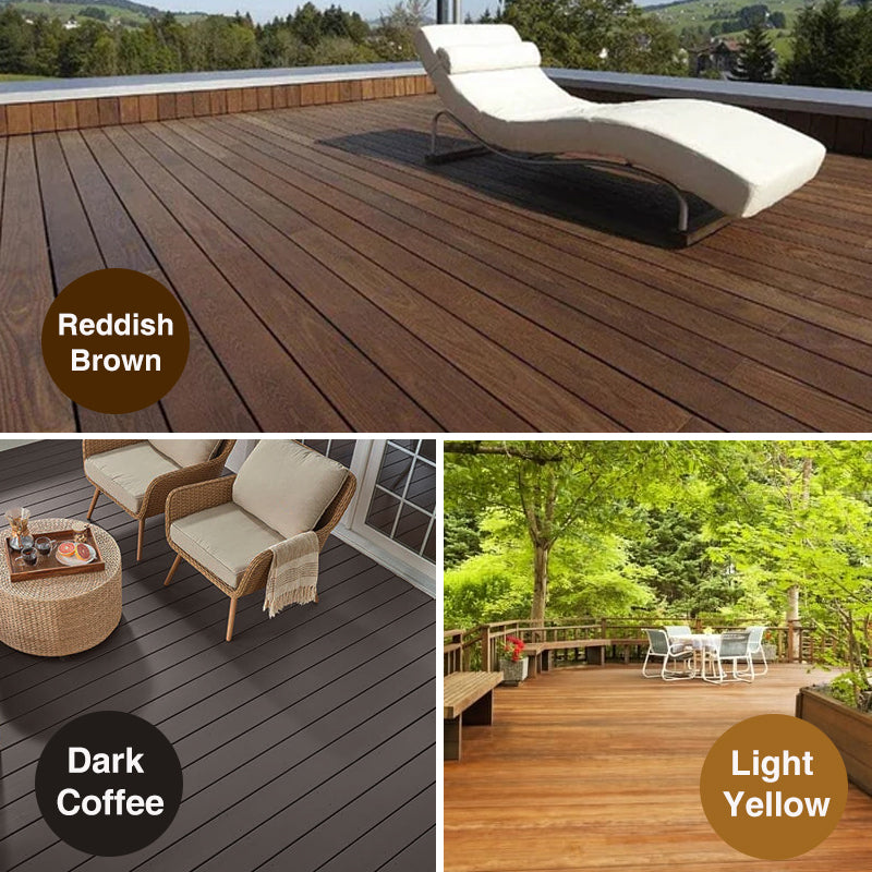 Carpoly Exterior Deck Stain 10kg 10L, Reddish Brown/ Coffee/ Light Yellow