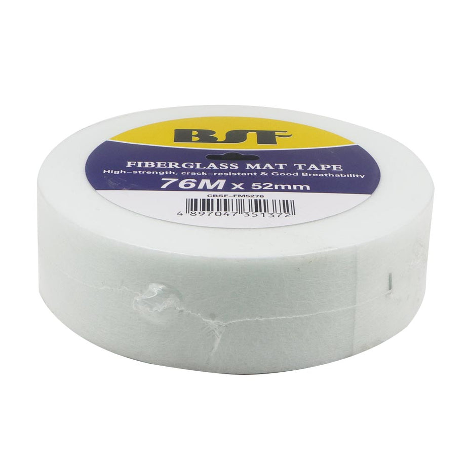 BSF Fibreglass Mat Tape 52mm x 76m White