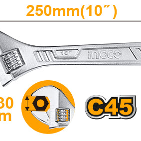 Adjustable Wrench Multiple Sizes
