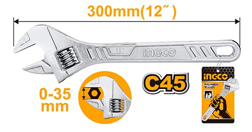 Adjustable Wrench Multiple Sizes