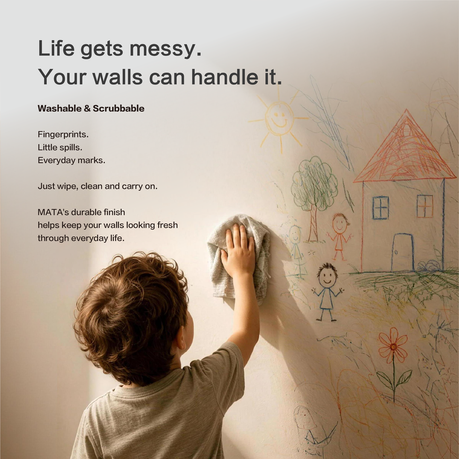 Carpoly Mata Premium Interior Wall Paint (White/Light/Deep/Dark Color Base Paint), Optional Sizes