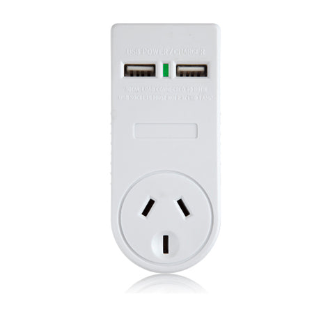 Power Adaptor 1 Way & 2 USB