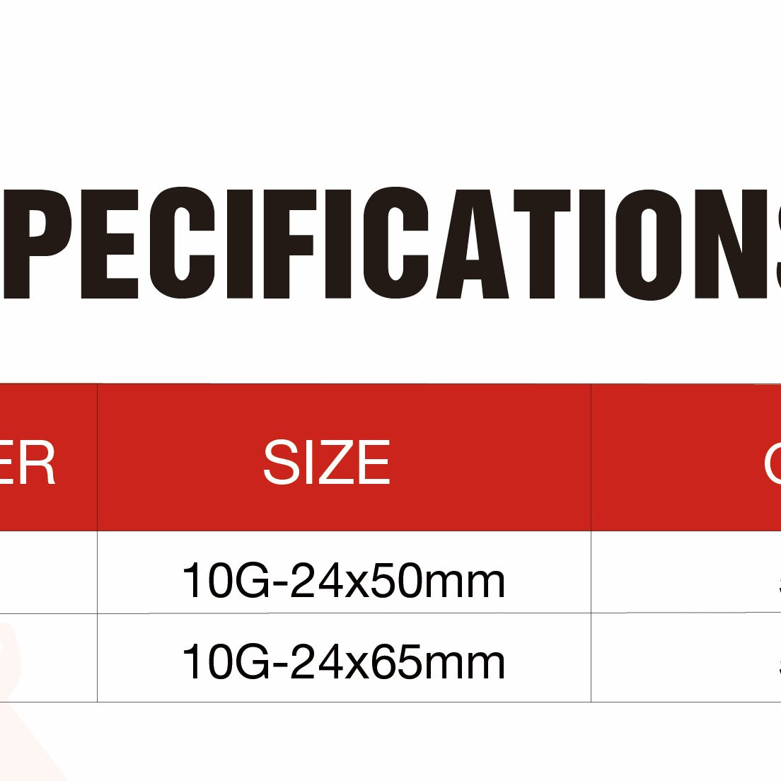 SD Screw CSK Head YZ PH Drive #10 Box500, 2 Sizes