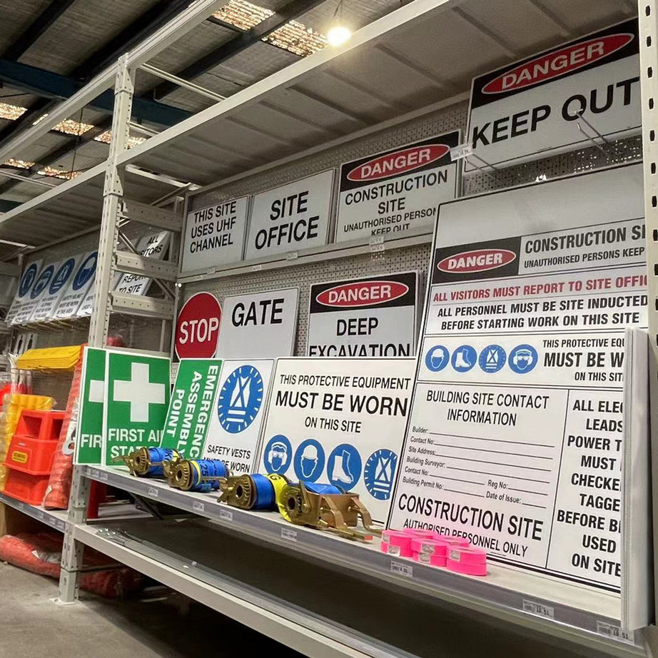 Safety Sign 900x1200mm - Requirements & Contact Information