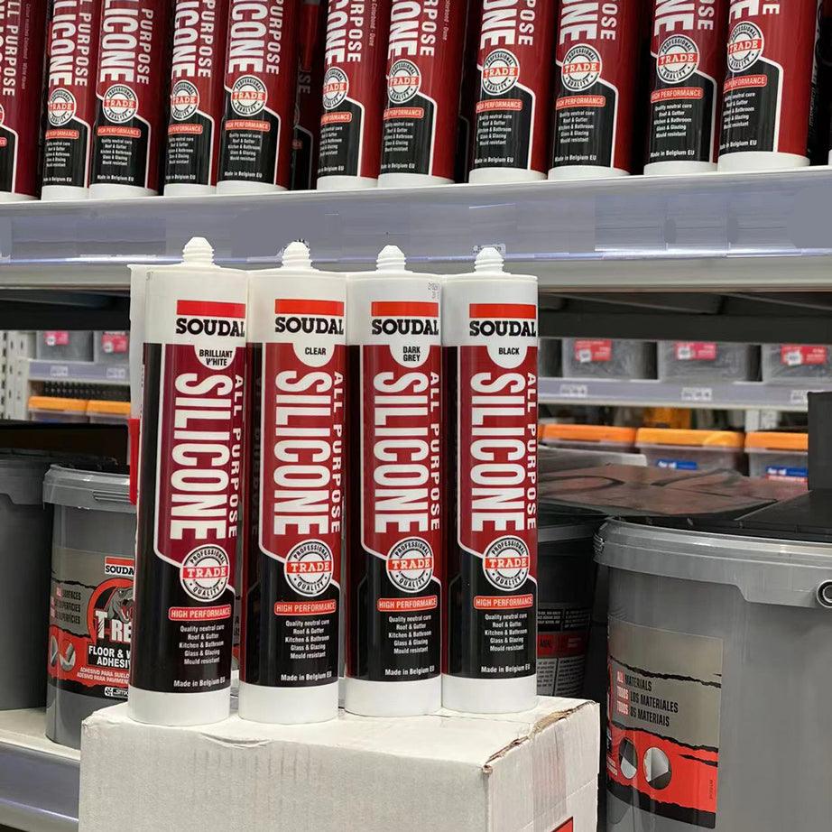Soudal All Purpose Silicone 300ml, Multiple Colors