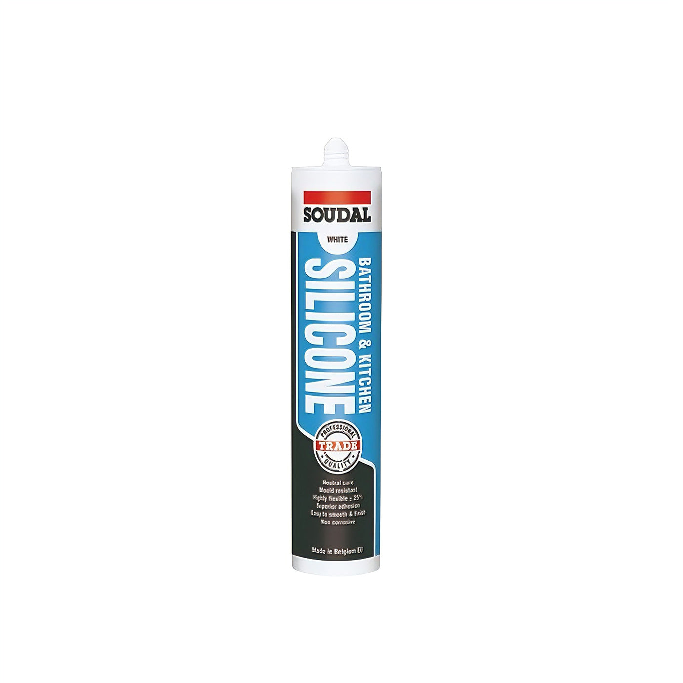 Soudal Bathroom & Kitchen Silicone 300ml Translucent / White