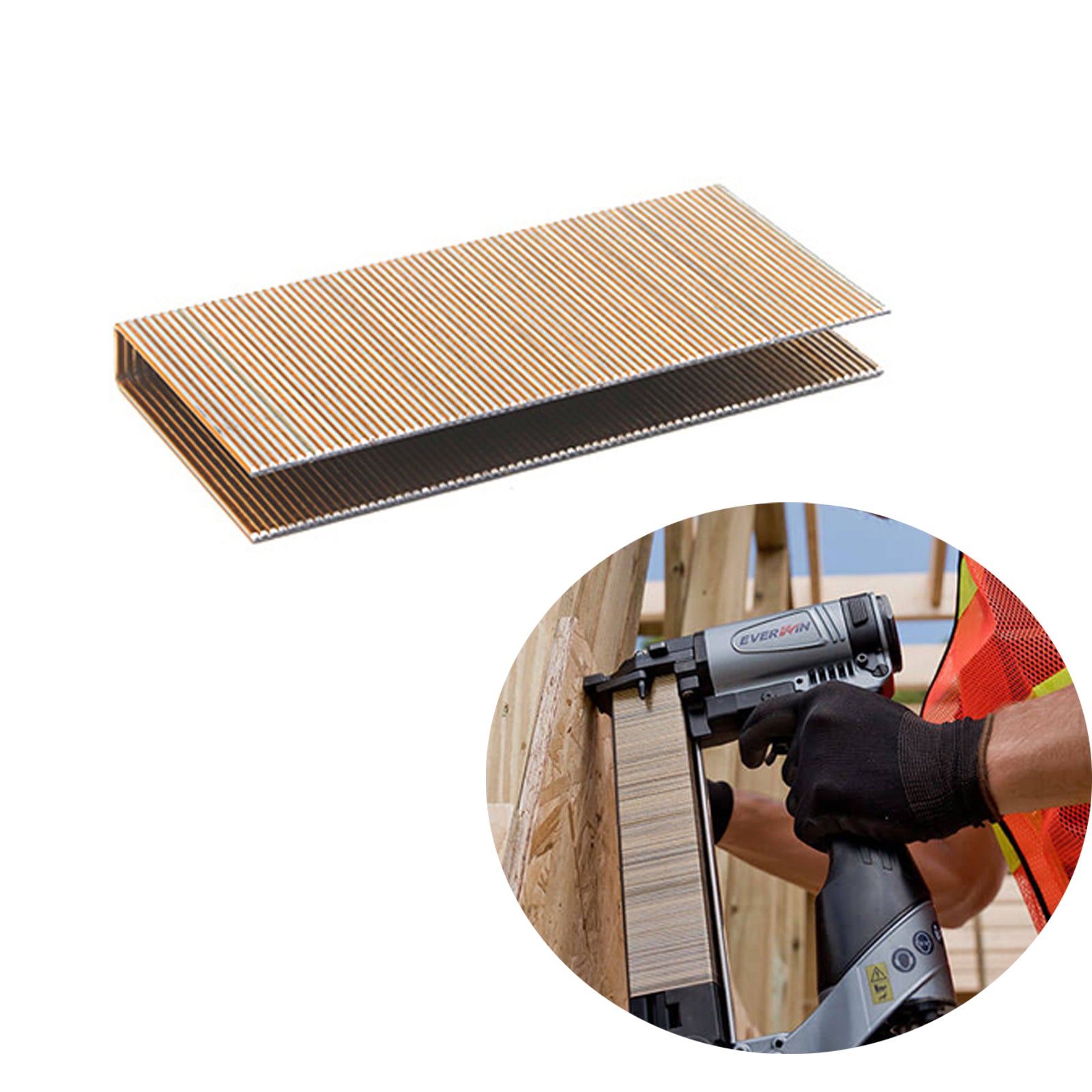 Staples Galvanised BCS4-1200 Series 16GA Bx10000, 19mm-50mm
