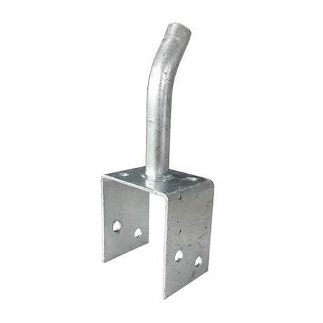 Post Support Galv Full U W/Stake, Multiple Sizes