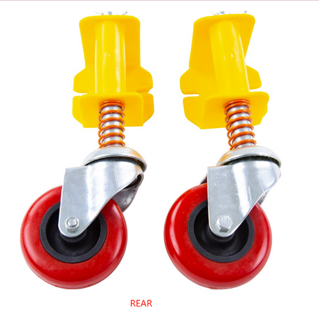 Jinmao Rear Support Wheel Kit 2pcs - R1, To Suit All Ladder Platform Fibreglass