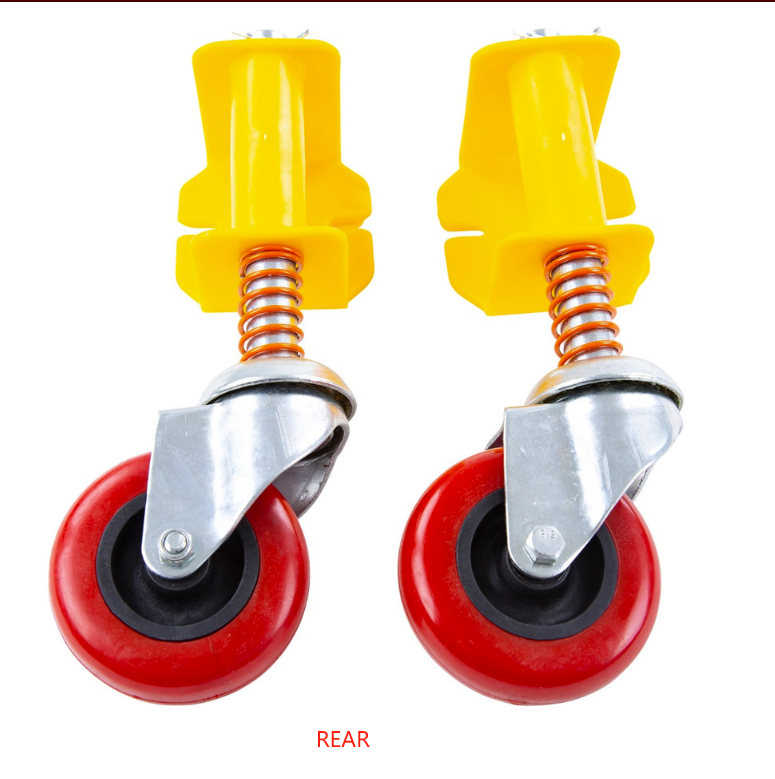 Jinmao Rear Support Wheel Kit 2pcs - R1, To Suit All Ladder Platform Fibreglass