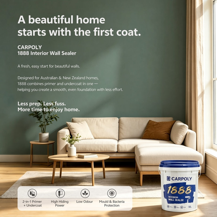 Carpoly 1888 Interior Wall Sealer(White) 15kg 10L
