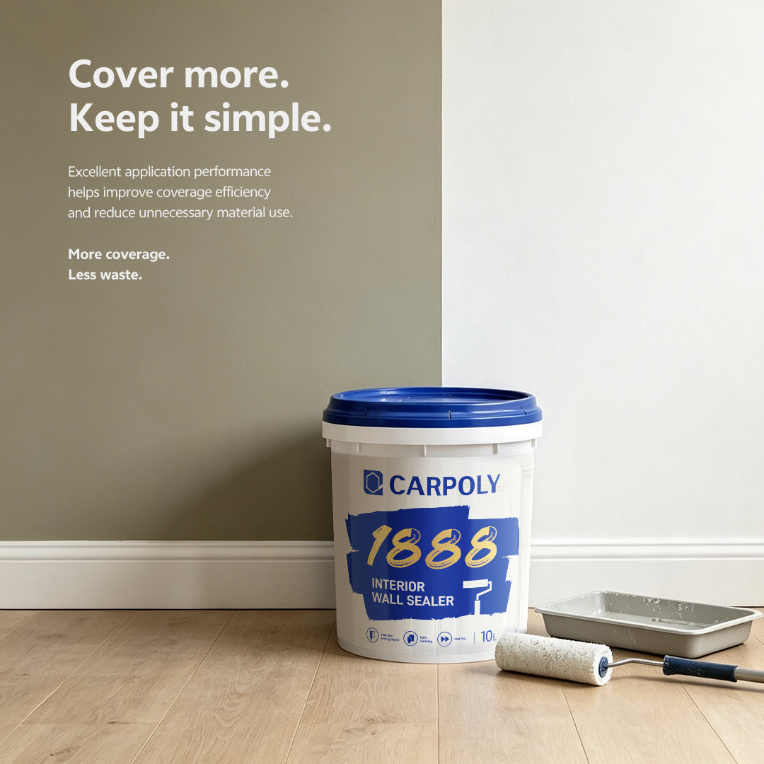 Carpoly 1888 Interior Wall Sealer(White) 15kg 10L