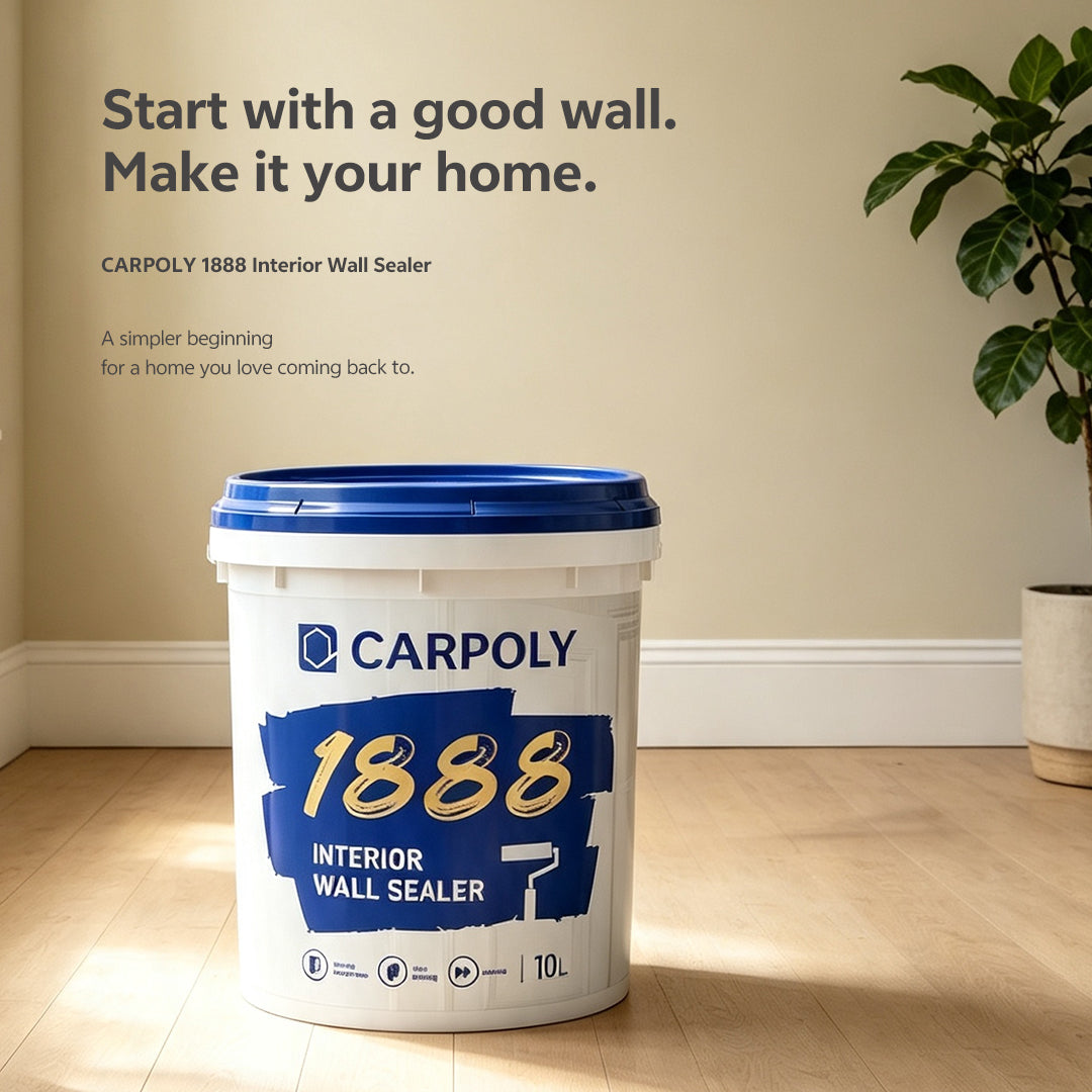 Carpoly 1888 Interior Wall Sealer(White) 15kg 10L