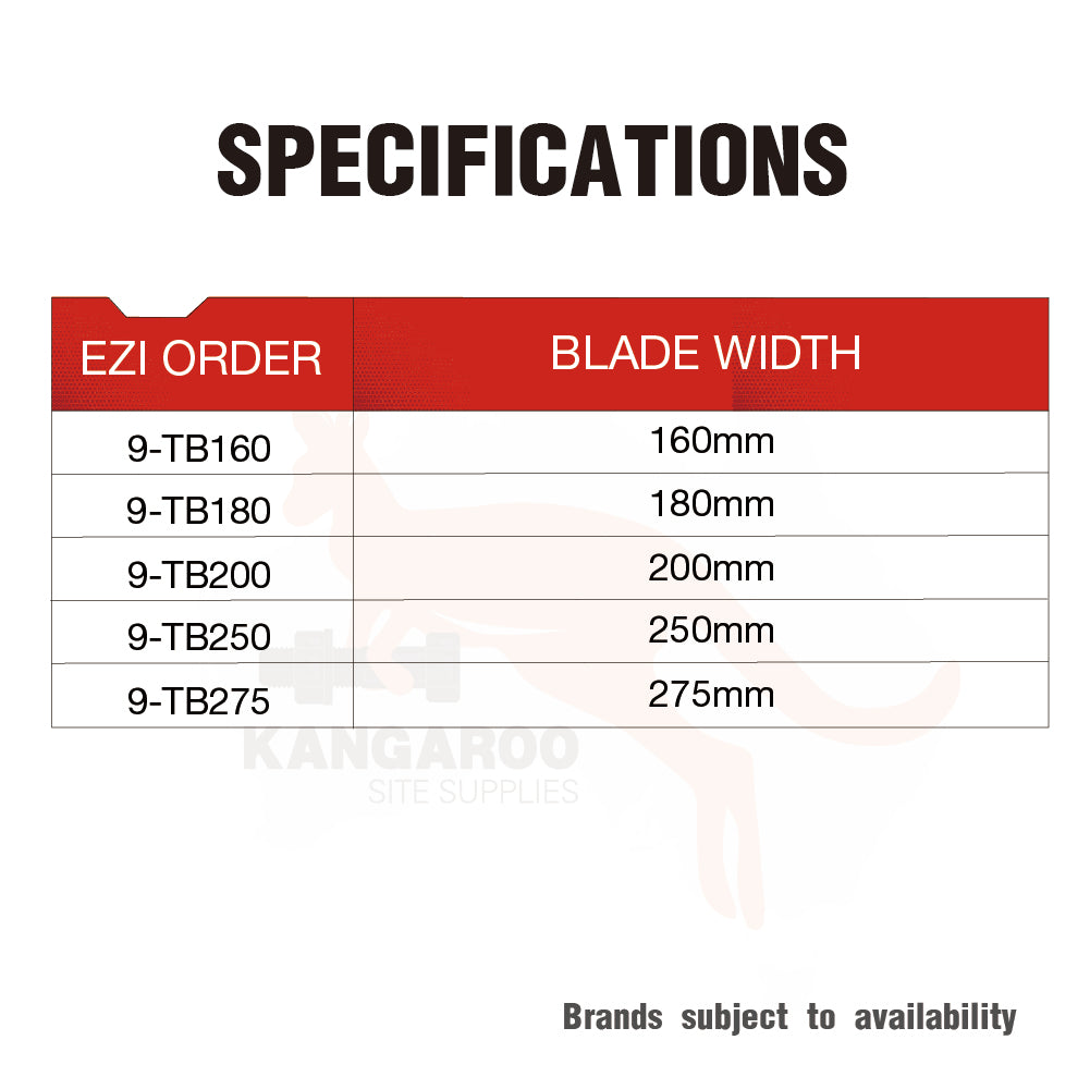 Trowel Bricklaying 160mm, 180mm, 200mm, 250mm, 275mm