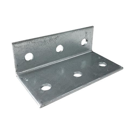 Builders Angle Bracket Hdg 4mm Thickness M12 Holes, Optional Sizes