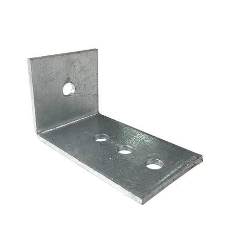 Builders Angle Bracket Hdg 4mm Thickness M12 Holes 75x130x75mm