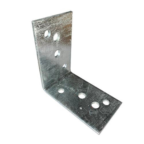 Builders Angle Bracket Hdg 4mm Thickness M12 Holes 75x130x130mm