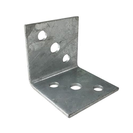 Builders Angle Bracket Hdg 4mm Thickness M12 Holes 75x75x75mm