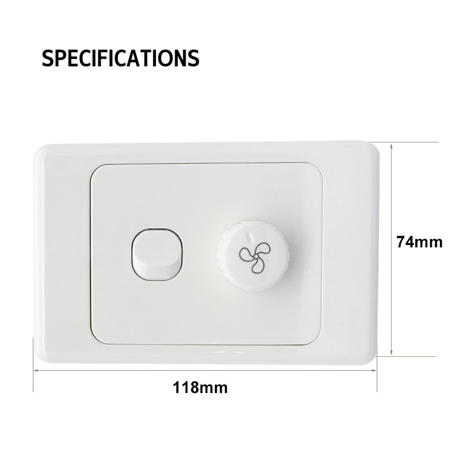 ABS Wall Switch & GPO, Multiple Styles