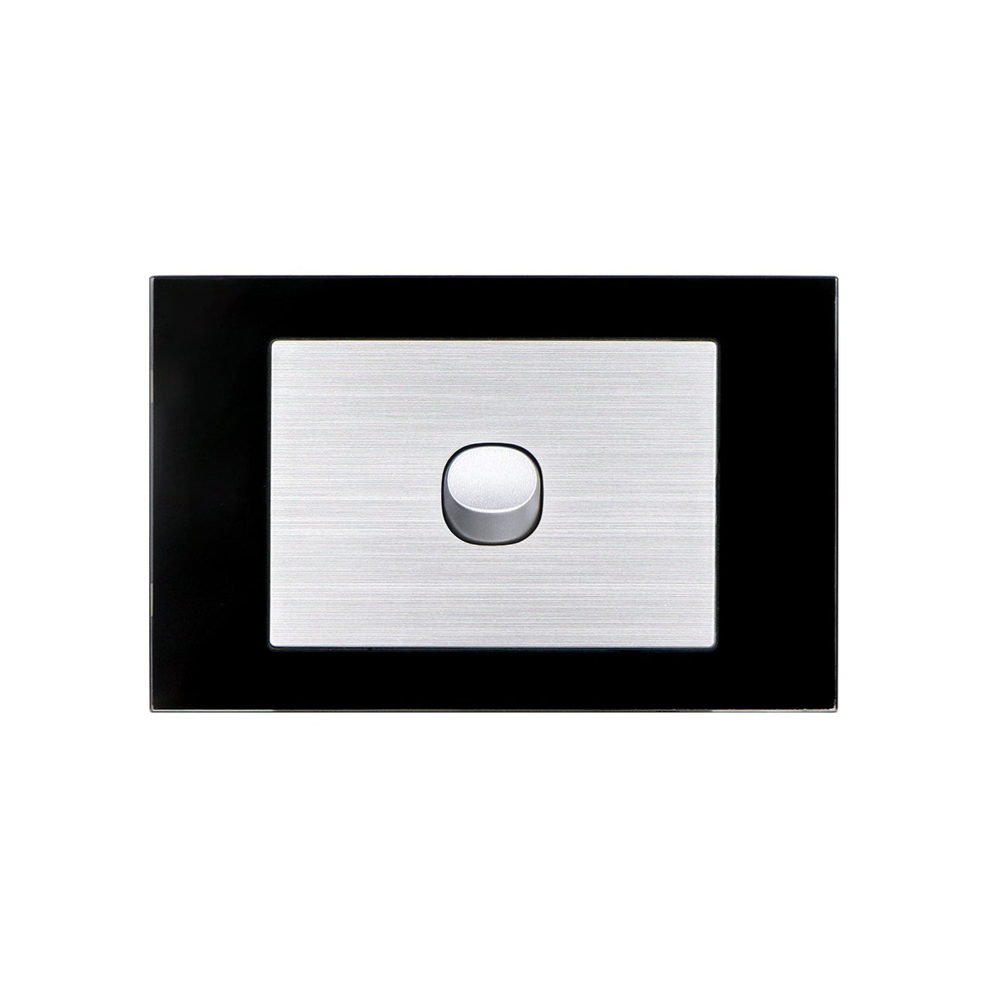 Wall Switch 2 Way & GPO Black Glass Frame Multiple Styles