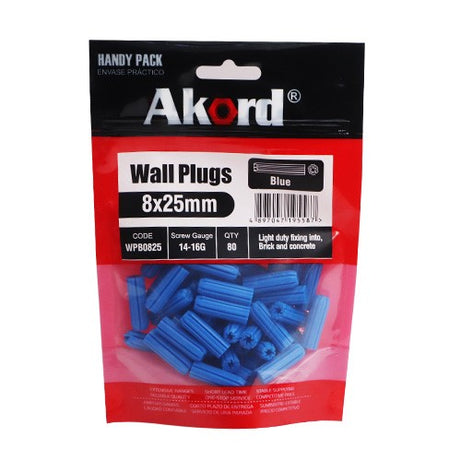 Plastic Wall Plugs, Multiple Sizes