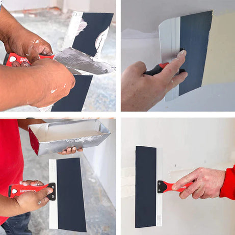 Goldblatt Tape Knife Blue Steel Soft Grip Handle 150mm/200mm/250mm/300mm/350mm