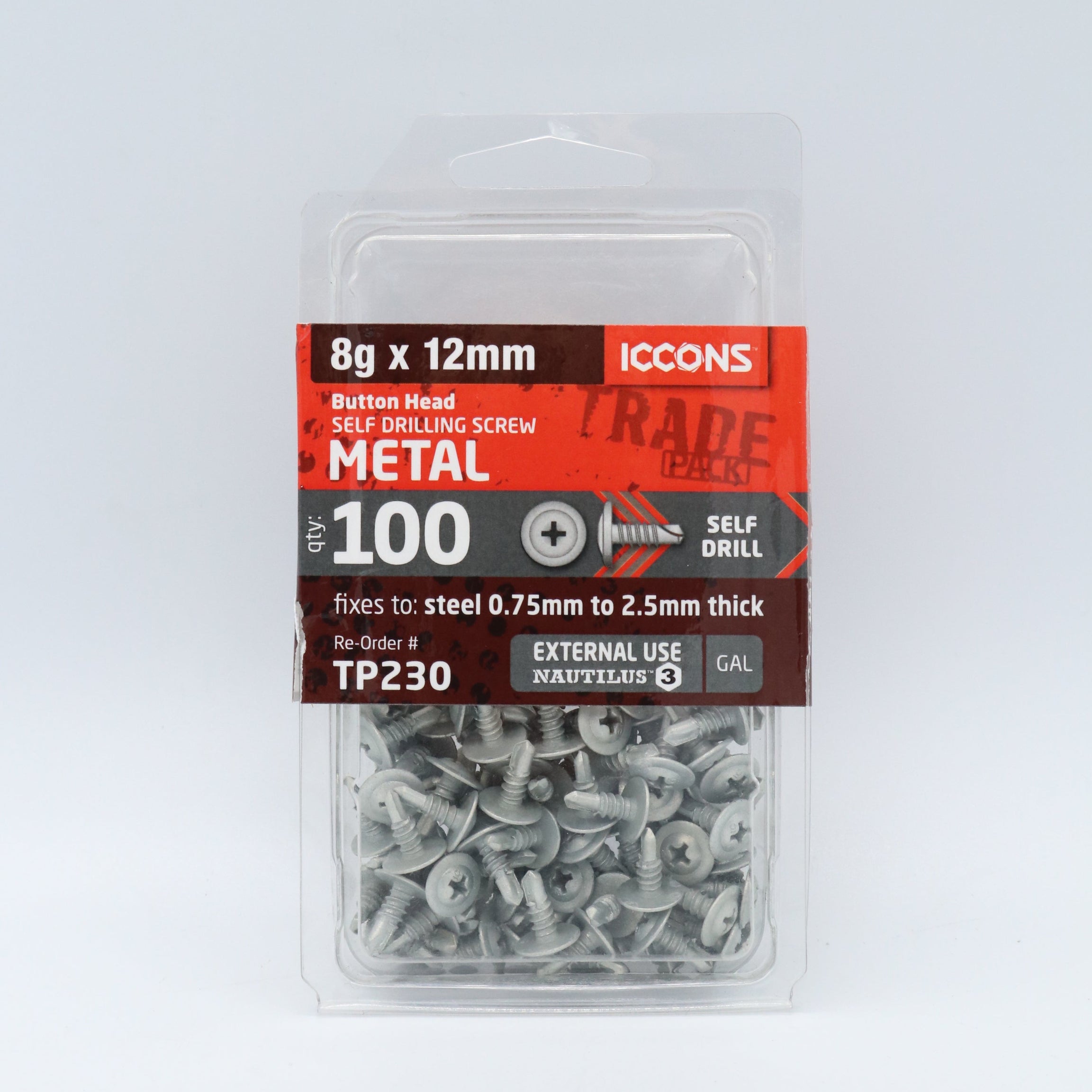 SD Screw Button C3 #8 Multiple Sizes