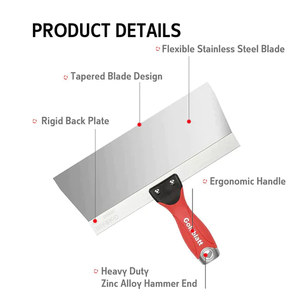 Goldblatt Tape Knife S/S 150mm, 200mm, 250mm, 300mm, 350mm