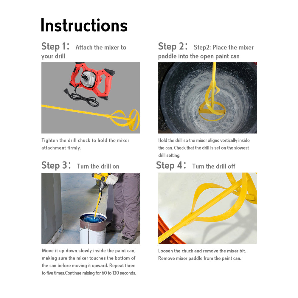 Paint Mixer Multiple Sizes – Kangaroo Site Supplies